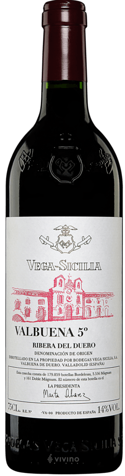 Vega Sicilia "Valbuena 5°" 2020 -ENKEL AFHALING PER 6