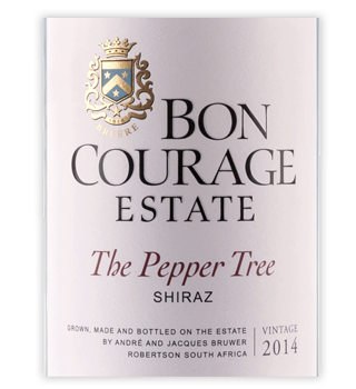 Bon Courage "The Pepper Tree" Shiraz