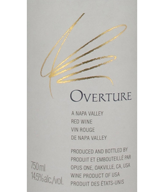 Opus One Wineries Overture By Opus One